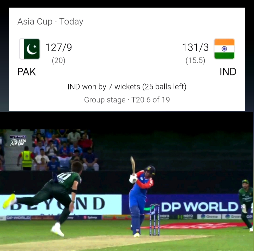 ਏਸ਼ੀਆ ਕੱਪ ਵਿੱਚ ਭਾਰਤ ਦੀ ਪਾਕਿਸਤਾਨ ‘ਤੇ ਸ਼ਾਨਦਾਰ ਜਿੱਤ